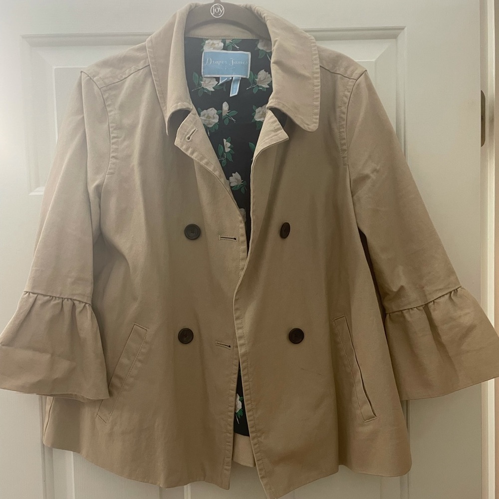 Draper James cropped chino jacket